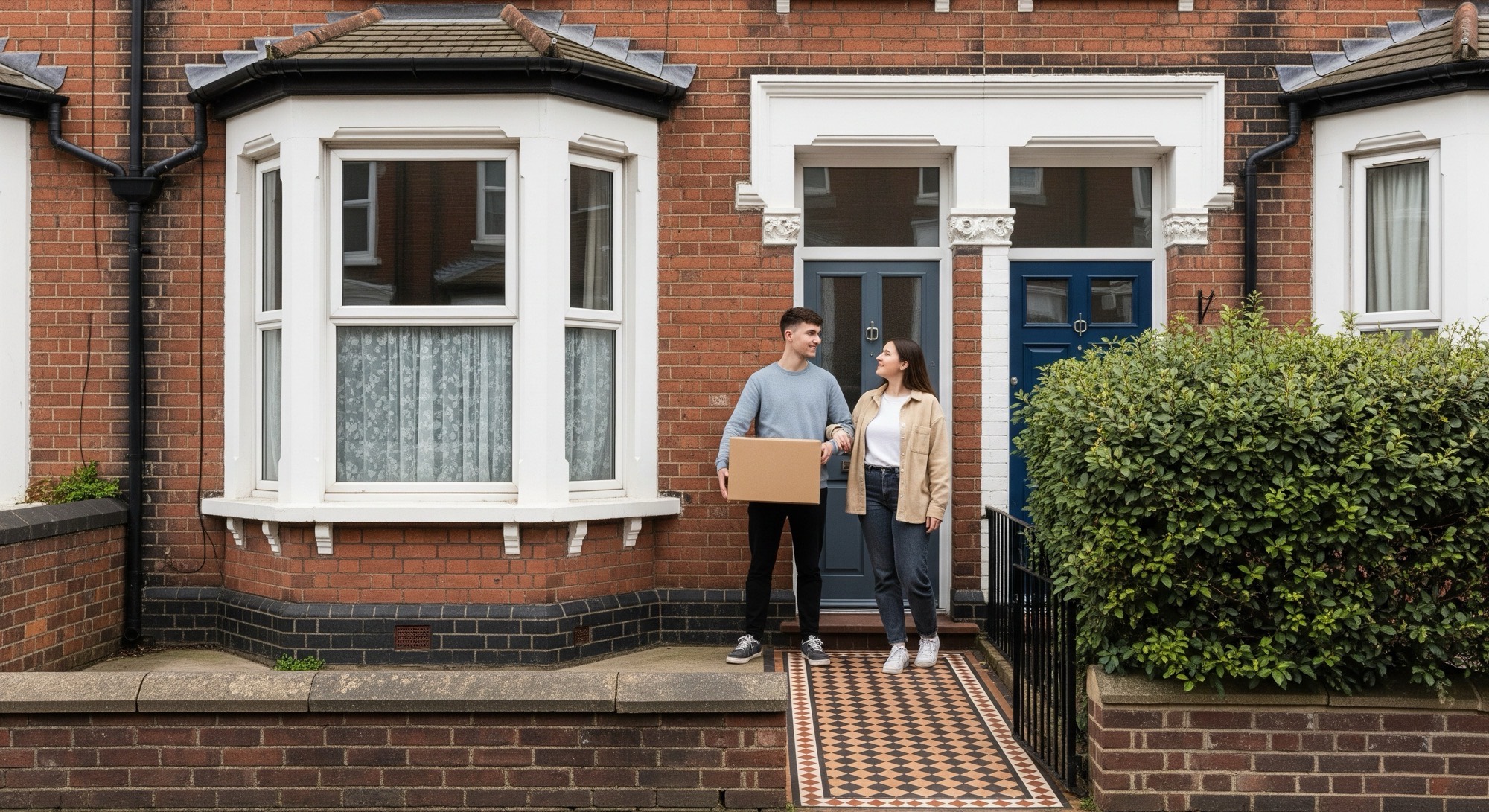 A tenant holding the keys to a new home